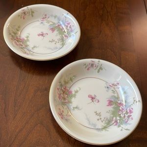 Theodore Haviland New York berry bowls 5 1/8” Apple Blossom pattern set of 2